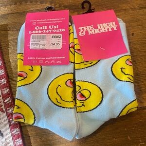 Zumiez Light Blue The High and Mighty Socks